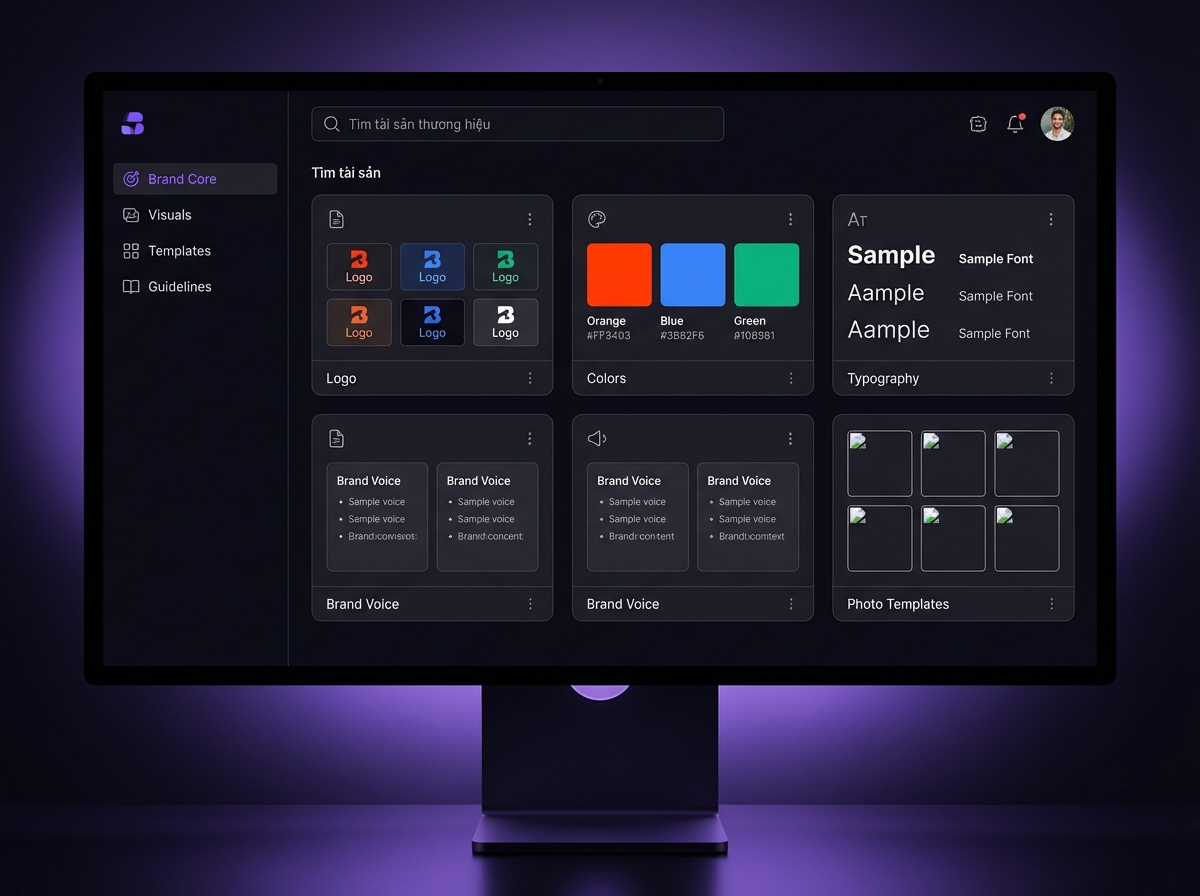 Brand asset vault